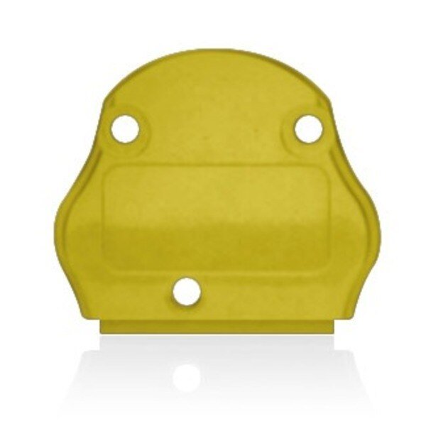 ELECTRICAL CONNECTOR ASSEMBLY 20A STAGE PIN CONN COVER BLANK YELLOW, Leviton, Mfr#: 20CV-Y